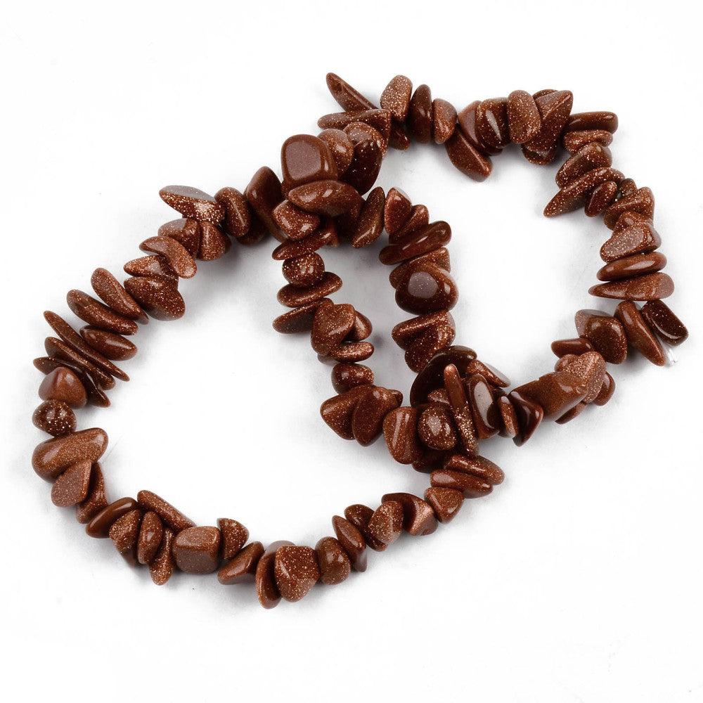 Red Goldstone Chip Stone