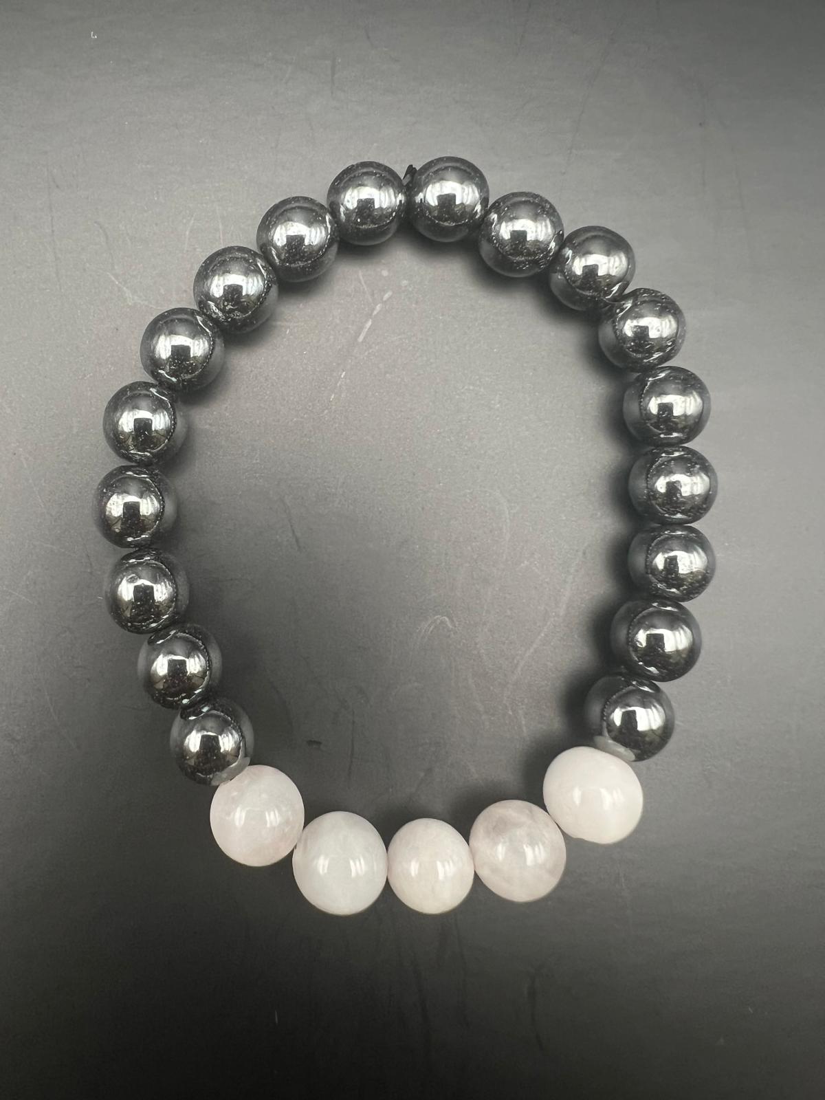 Hematite - Rose Quartz