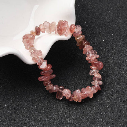 Strawberry Quartz Chip Stone
