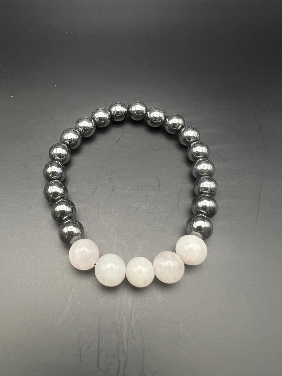 Hematite - Rose Quartz