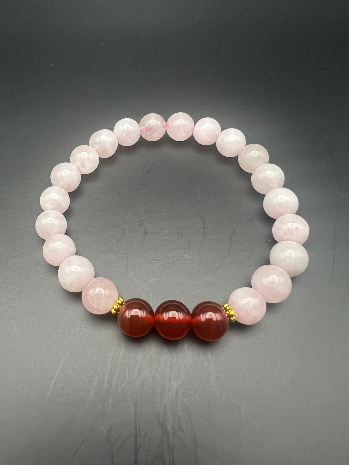 Rose Quartz - Carnelian