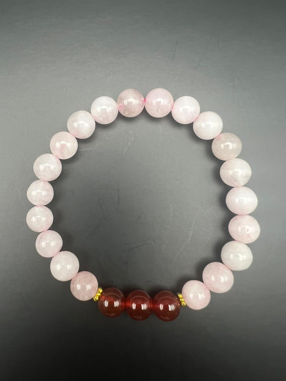 Rose Quartz - Carnelian