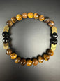 Tiger Eye / Obsidian / Hematite